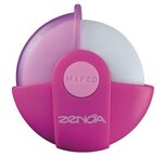 Gomme plastique Zenoa avec etui rotatif Coloris Aléatoire MAPED