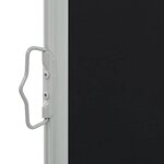 vidaXL Auvent latéral rétractable de patio 160 x 300 cm Noir