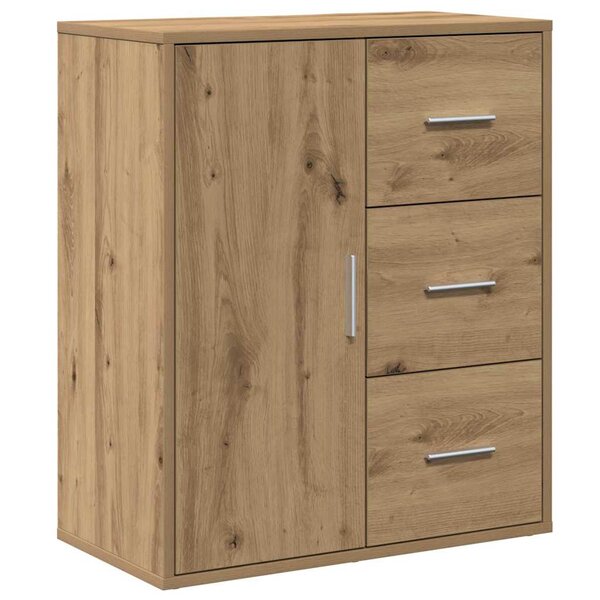 vidaXL Buffet Chêne artisanal 60 x 31 x 70 cm Bois d'ingénierie