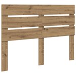 vidaXL Tête de lit Chêne artisanal 140 cm Bois d'ingénierie