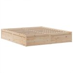 vidaXL Cadre de lit sans matelas 180x200 cm bois massif de pin