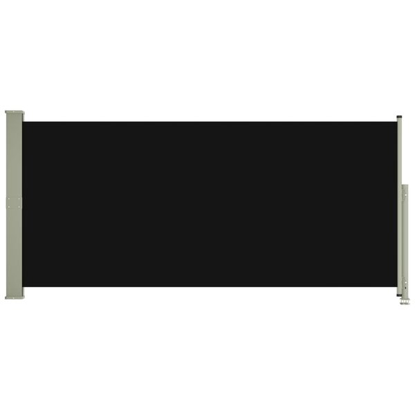 vidaXL Auvent latéral rétractable de patio 140x300 cm Noir