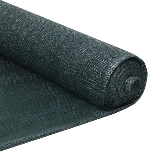 vidaXL Filet brise-vue PEHD 2 x 50 m Vert