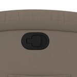 vidaXL Fauteuil inclinable Cappuccino Similicuir