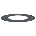 vidaXL Anneau plat pour arbre en anthracite Ø40/70 cm en acier.