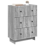 vidaXL Armoire à tiroirs 66 x 34 5 x 90 cm Bois d'ingénierie