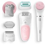 Epilateur kit beaute se 5875- epilateur-2 vitesses-sensosmart-grip anti glisse + face spa