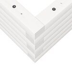 vidaXL Jardinière blanc 90x40x23 cm bois de pin massif