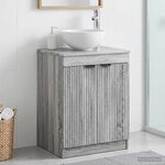 vidaXL Armoire de salle de bain Sonoma gris 54 x 41 x 70 cm
