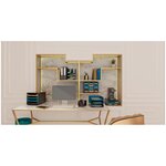 Organiseur De Bureau The Organizer Neo Deco - Noir/bleu Canard - Exacompta