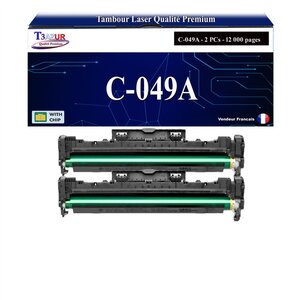 2 Toners compatibles avec HP CF217A (17A)  Noir - 1 600p