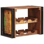 vidaXL Étagère à vin Marron 100 x 45 x 33 cm Bois récupéré massif