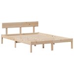 vidaXL Lit bibliothèque sans matelas 160x200 cm bois massif de pin