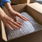 Pack and Move - Papier bulle recyclé - 1 x 100 m - Déménagement  Expédition et Protection - Film à bulles de qualité