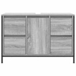 vidaXL Meuble sous-vasque avec tiroirs sonoma gris 90x34 5x60cm