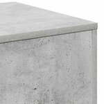 vidaXL Tables d'appoint 3 Pièces Gris béton Bois d’ingénierie