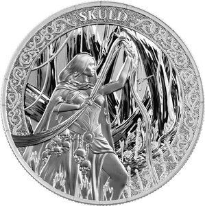 Monnaie SKULD Norns 1 Oz Argent 5 Mark Germania 2026