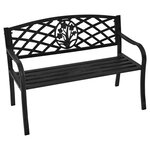 Lesli Living Banc St. James 114x59 5x80 cm Métal Noir