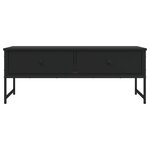 vidaXL Table basse noir 101x49x39 5 cm bois d'ingénierie