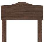 vidaXL Tête de lit avec tête de lit Chêne brun 75 cm Bois d'ingénierie