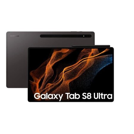 Tablette tactile - samsung galaxy tab s8 ultra - 14.6 - ram 16go - stockage 512go - anthracite - wifi - s pen inclus