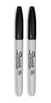 SHARPIE - 2 marqueurs permanents - Noir - Pointe Fine - sous blister