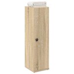 vidaXL Meuble de salle de bain avec porte-rouleau chêne sonoma