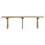 vidaXL Banc de jardin 160 cm bois de pin massif imprégné