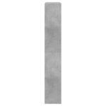 vidaXL Armoire à chaussures gris béton 80x21x125 5cm bois d'ingénierie