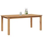 vidaXL Table basse Marron 110 x 55 x 45 cm Bois de teck massif