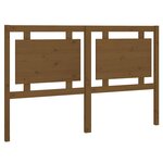 vidaXL Tête de lit Marron miel 155 5x4x100 cm Bois massif de pin