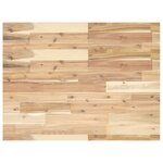 vidaXL Étagère de vasque murale acier et bois massif d'acacia