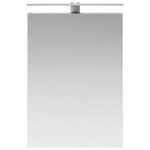 vidaXL Armoire Miroir de Salle de Bain Gris Sonoma 50 x 14 5 x 70 cm