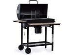 Barbecue charbon de bois "king" - 95 x 63 x 105 cm - noir
