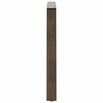 vidaXL Pieds de table à manger en forme de V  3 pièces  acier naturel  90 x (72-73 3) cm