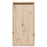 vidaXL Armoires murales 2 Pièces 30x30x60 cm Bois de pin massif