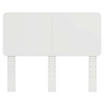 vidaXL Tête de lit Blanc Brillant 120 cm Bois d'ingénierie