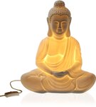 Lampe à poser en porcelaine Bouddha