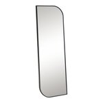 Miroir décoration moderne design mural 120 x 40 cm noir 03_0010189