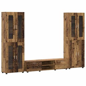 vidaXL Ensemble meuble TV FLORIN Bois ancien Bois d'ingénierie