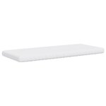 vidaXL Matelas en mousse 2 Pièces blanc 90x200 cm 7 zones dureté 20 ILD