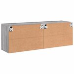 vidaXL Meubles TV muraux 2 Pièces sonoma gris 60x30x41 cm
