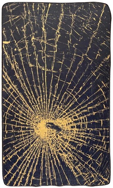 Tapis de salon ECLAT 120 x 180 cm - Noir