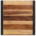 vidaXL Table à manger 70x70x75 cm Bois d'acacia massif
