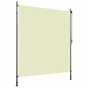 vidaXL Store roulant d'extérieur 200 x 270 cm Crème