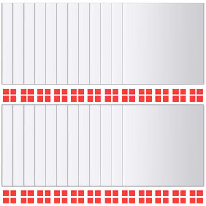 vidaXL Carreau de miroir 24 Pièces Carré Verre