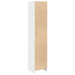 vidaXL Buffet haut blanc 37 5x35x180 cm bois d'ingénierie