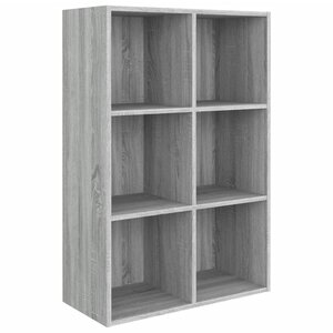 vidaXL Bibliothèque/Buffet Sonoma gris 66x30x98 cm Bois d'ingénierie
