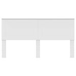 vidaXL Tête de lit Blanc 180 cm Bois d'ingénierie
