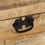 vidaXL Banc de rangement de chaussures 85x40x45 cm Bois de manguier